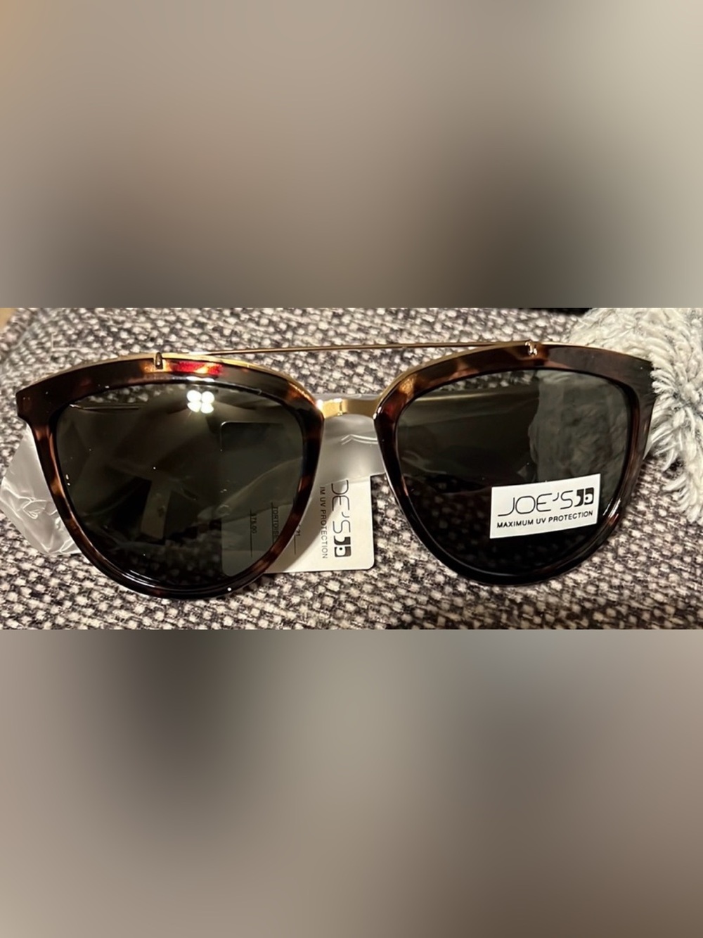NWT Joe’s  Jeans Women's Brow Bar Cat Eye Tortoise Sunglasses